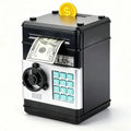 Digital Password Piggy Bank Mini ATM Safe with Auto Roll Bill, Electronic Money Saving Box for Boys & Girls Ages 3-12, Ideal Birthday & Christmas Gift for Kids