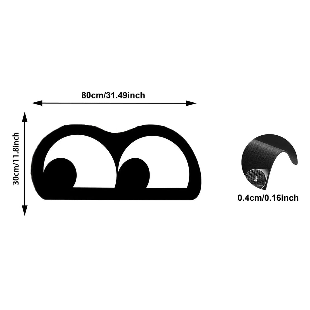 Eye Pattern Absorbent Bath Mat, 1 Count Non-slip Soft Quick Drying Floor Mat, Home Decorative Carpet for Living Room Bedroom Bathroom Mats, Bath Rug, Nonslip Bathroom Rugs, Water Absorbent Bathmat