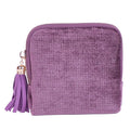 Jewelry Storage Pouch with Tassel Zipper – BOOVO 5 Compartment Velvet & Satin Travel Bag, Soft Interior Organizer for Rings, Bracelets and Chain Necklaces, Ideal Compact Accessory for Handbag or Suitcase, Plush Velvet Feels Luxe And Gentle