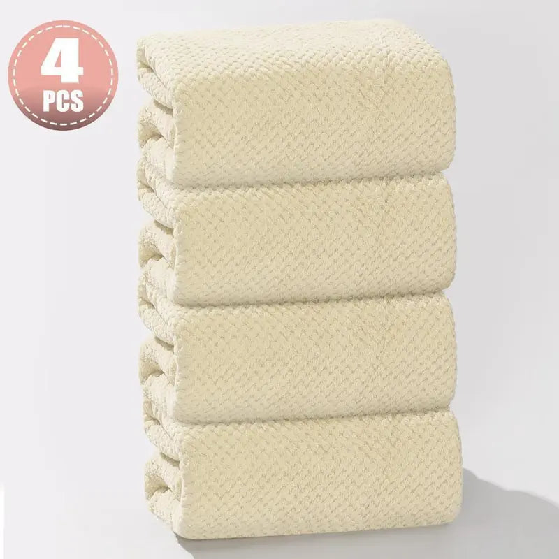 4 Pack Oversized Bath Towels Set - 35.43"x68.9" Extra Large Quick-Drying Microfiber - Ultra Soft Thin Bath Sheets for Spa, Gym, Travel & Home - Perfect Gift for Christmas,New Year,Valentine's Day, Family & Fitness Lovers