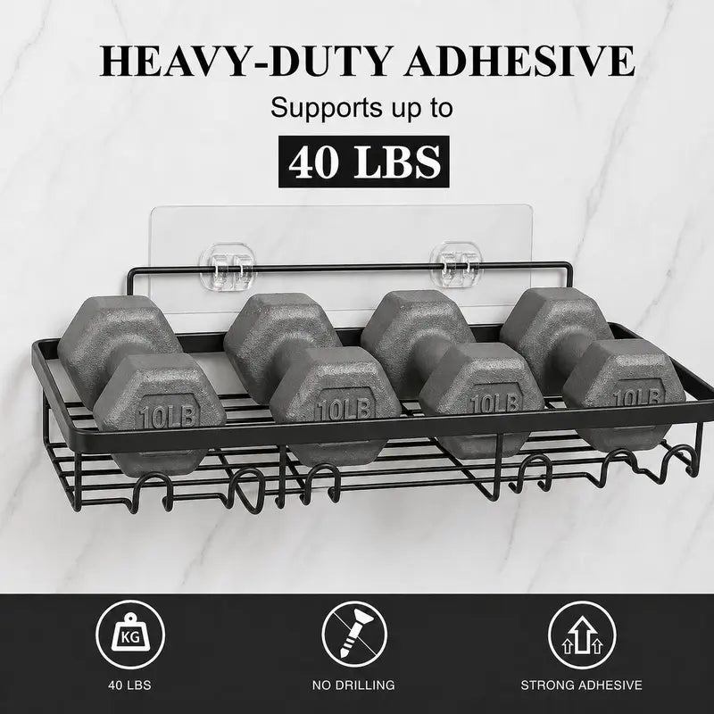 【DealsForYouDays】Snofrid Stainless Steel Shower Caddy 6-Pack, Modern Sturdy Shelves Keep Bottles Steady, Advanced Rustproof Waterproof Bath Accessories, No-Drilling Adhesive Shelves with Soap & Toothbrush Holders, Large-Capacity Wall-Mounted Organizer, Me
