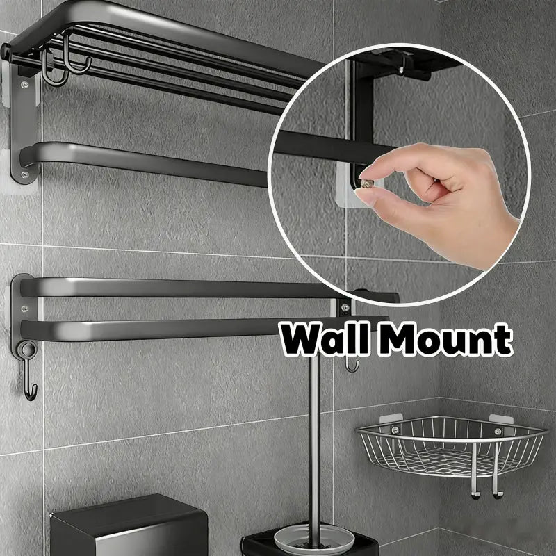 Heavy-Duty Self-Adhesive Wall Hooks Set with Strong Bonding Stickers - Smooth Nail-Free, Screw-Free Organiser for Picture/Chart Hanging, Apartment Accessories for Home Decoration