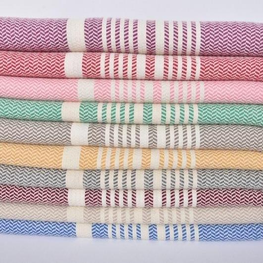 Custom Cotton Turkish Towel, Striped Beach Towel, Personalized Bath Towel, 40x71 Inch Peshtemal, Pool Towel, Travel Gift