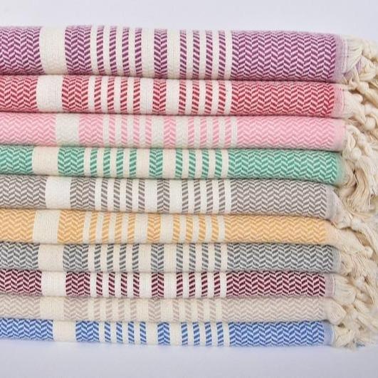 Custom Cotton Turkish Towel, Striped Beach Towel, Personalized Bath Towel, 40x71 Inch Peshtemal, Pool Towel, Travel Gift