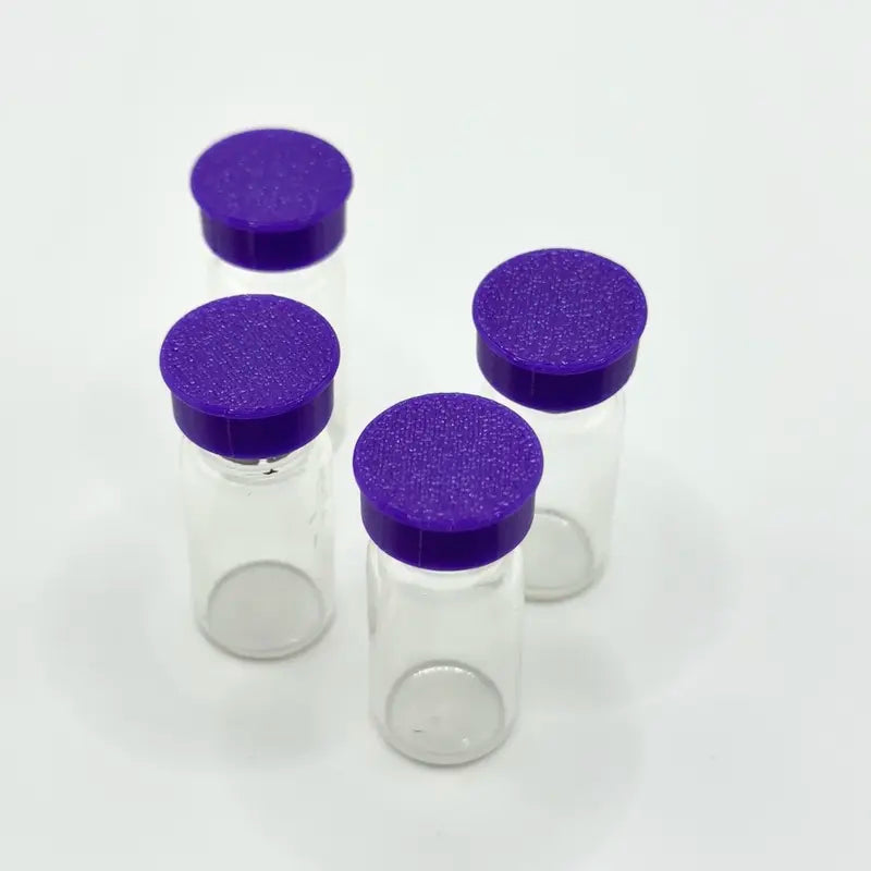 No Frills Vial Caps TPU Caps for 3mL 5mL 10mL 30mL for vial Protection and organization - non custom