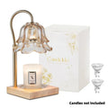 Candle Warmer Lamp, Lily of the Valley Flower Lamp, Height Adjustable with Timer, 2 Bulbs Included, Flameless Fragrance Lamp for Home Bedroom Decor, Ideal Gift for Mom Birthday