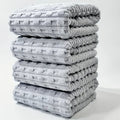 Brand new bamboo fiber bath towels 4 pack, 70*140 cm, twisted rib design, absorbent, quick-drying, soft, durable, frameless coral fleece, suitable for spa, gym and home, water absorbent towel, Bathroom towels
