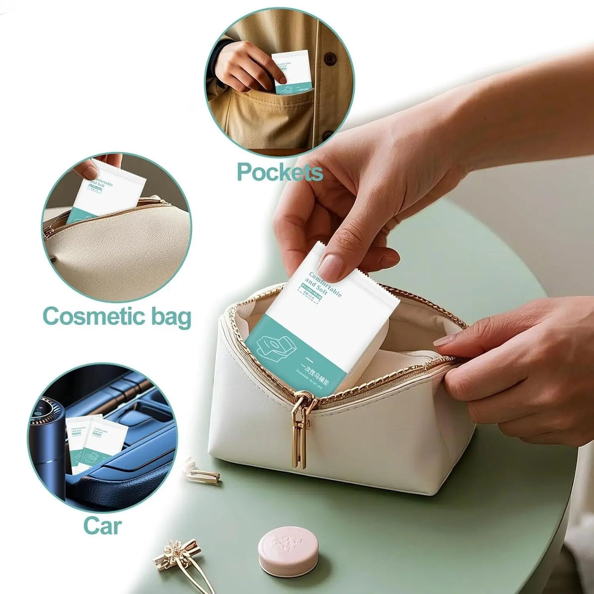 40 Pcs Disposable Toilet Seat Covers, Toilet Seat Protectors, Cute Bunny Heart Design, Portable, Lightweight, Individual Packaging, Longer Wider, Ideal for Public Restrooms, Bathroom, Travel, Airplanes