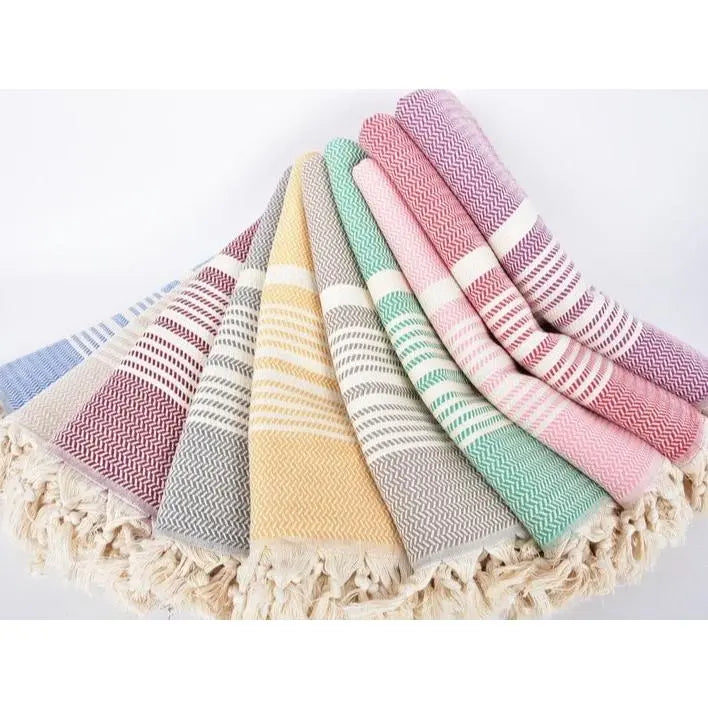 Custom Cotton Turkish Towel, Striped Beach Towel, Personalized Bath Towel, 40x71 Inch Peshtemal, Pool Towel, Travel Gift