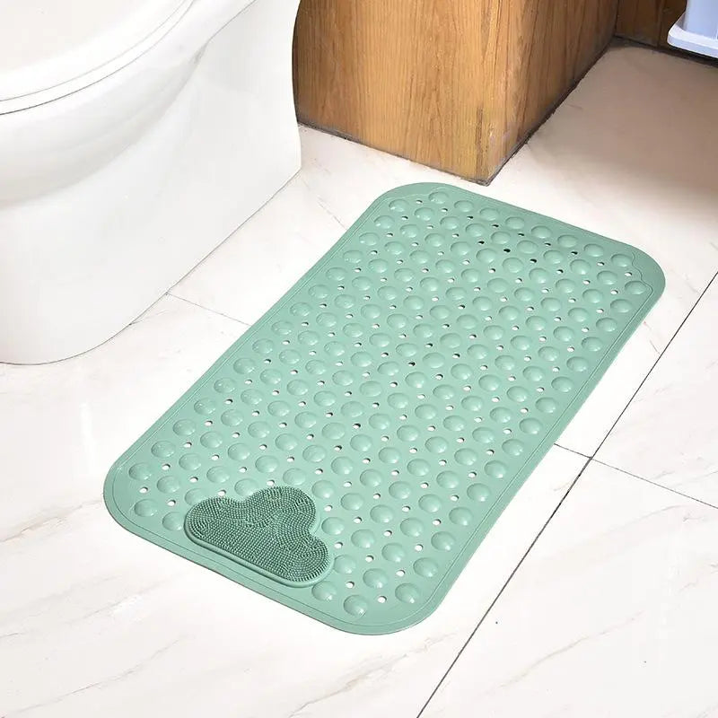 Non-Slip Soft Quick-Drying Bath Mat with Massage Bubble, 1 Count Bathroom Mat, Bath Mats for Bathroom, Nonslip Shower Mat, water absorbent bathmat, Fashionable Water Absorbent Decor Mat for Home and Hotel #GLOBAL PICKS