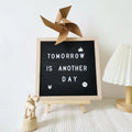 Felt Letter Board Set for Personalized Messages and Notes, with 340 Letters and Symbols, Stand and Storage Bag, Suitable for Home, Office, Party & Wedding Decor, Announcements, Wooden Home Sign, Home Decor Products