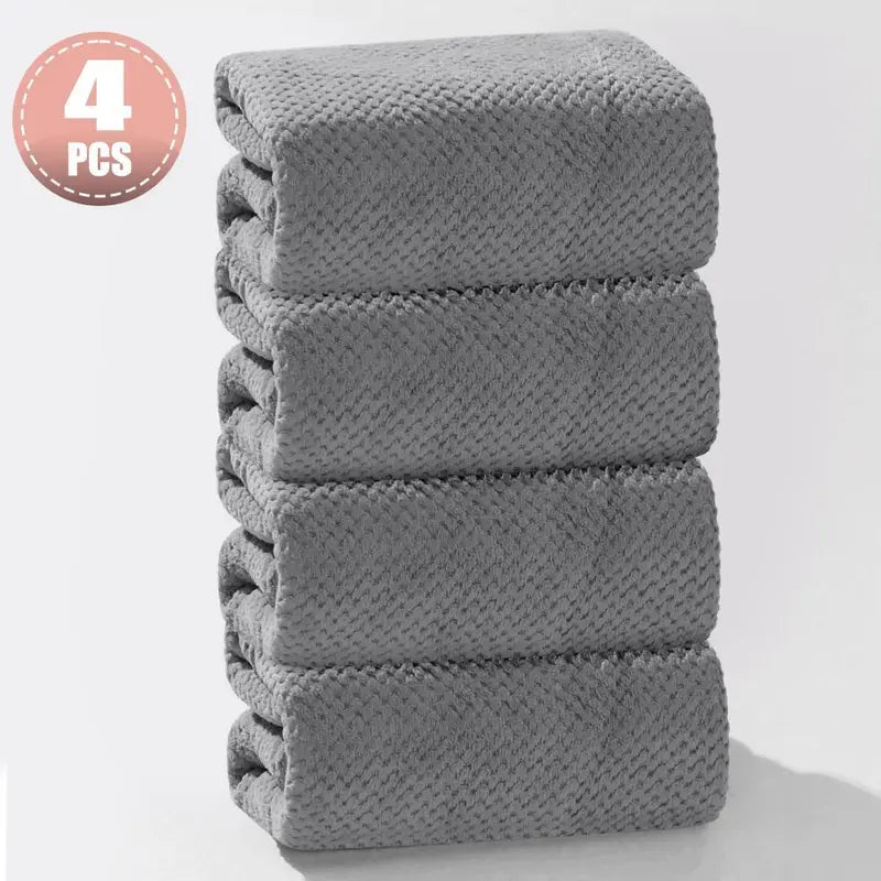 4 Pack Oversized Bath Towels Set - 35.43"x68.9" Extra Large Quick-Drying Microfiber - Ultra Soft Thin Bath Sheets for Spa, Gym, Travel & Home - Perfect Gift for Christmas,New Year,Valentine's Day, Family & Fitness Lovers