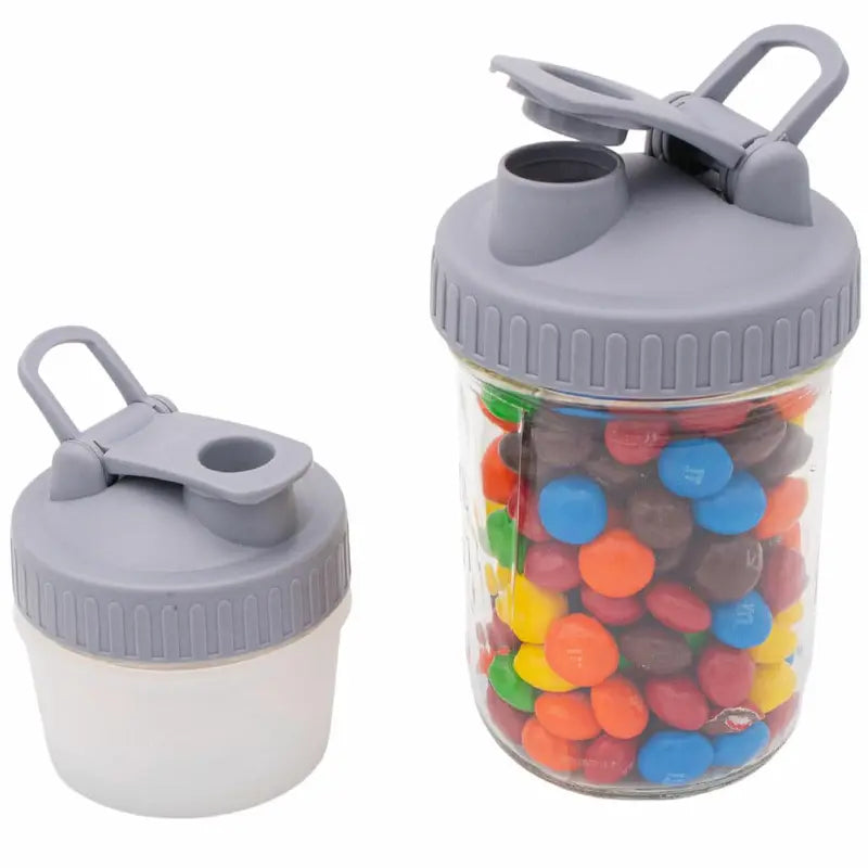 Pour & Store Shaker Lid with Carry Loop for Mason Jars (Old Version)