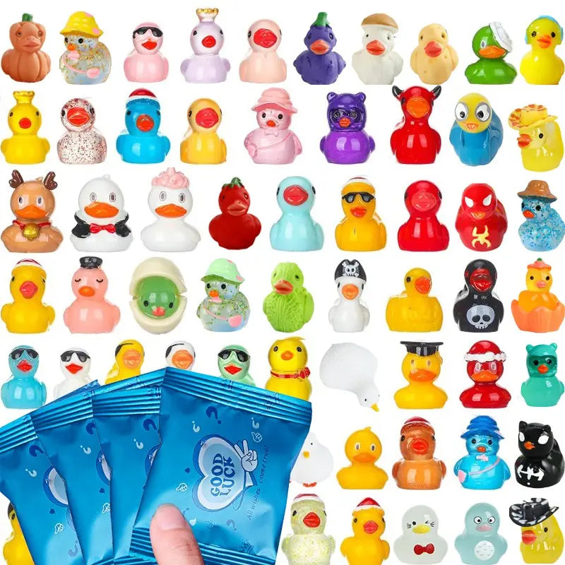 Mini Resin Duck Figurines, Cute Duck Design, Ornaments, Animal Decorations, Decorative Home Ornament, Surprise Gift Bags, Perfect for Parties, Home Decor, Birthday Gifts, Fairy Garden Decoration, Decorative Piece #GLOBAL PICKS