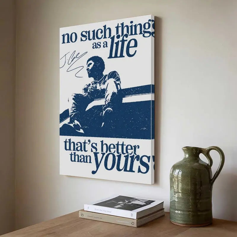 Love Yourz Poster, No Such Thing as a Life That's Better Than Yourz Poster, Rap Music Fan Gift, Music Wall Art, Hip Hop Decor, Bedroom Decor, Music Room Decor, Aesthetic Room Decor, Gift Idea