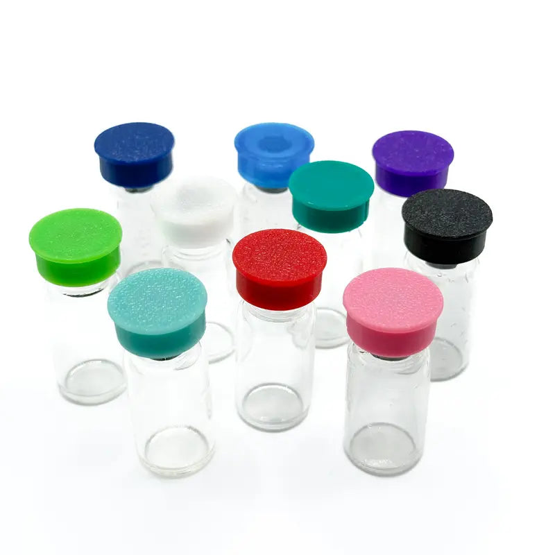 No Frills Vial Caps TPU Caps for 3mL 5mL 10mL 30mL for vial Protection and organization - non custom