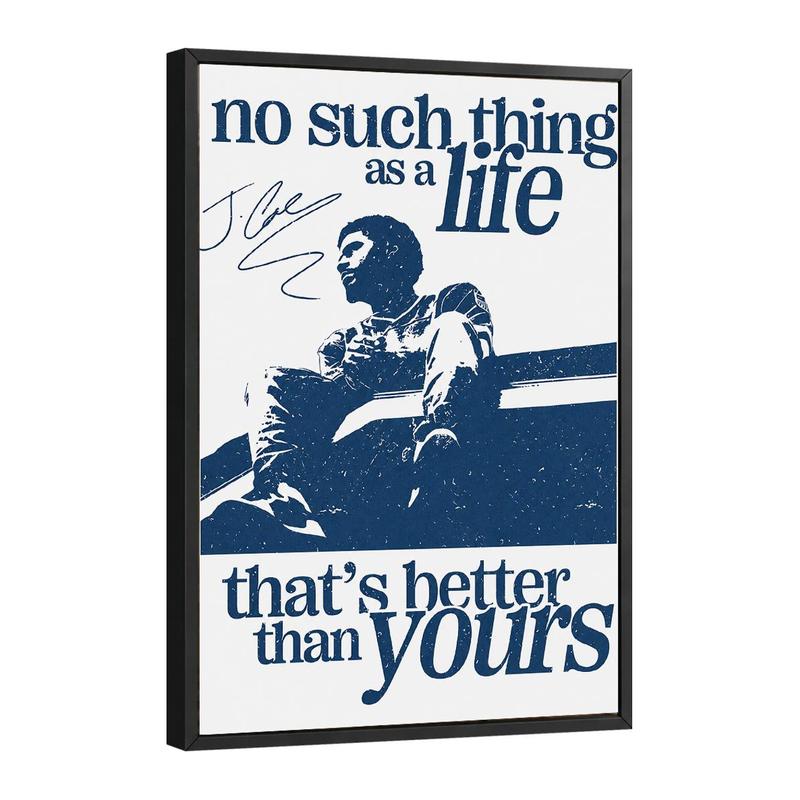 Love Yourz Poster, No Such Thing as a Life That's Better Than Yourz Poster, Rap Music Fan Gift, Music Wall Art, Hip Hop Decor, Bedroom Decor, Music Room Decor, Aesthetic Room Decor, Gift Idea