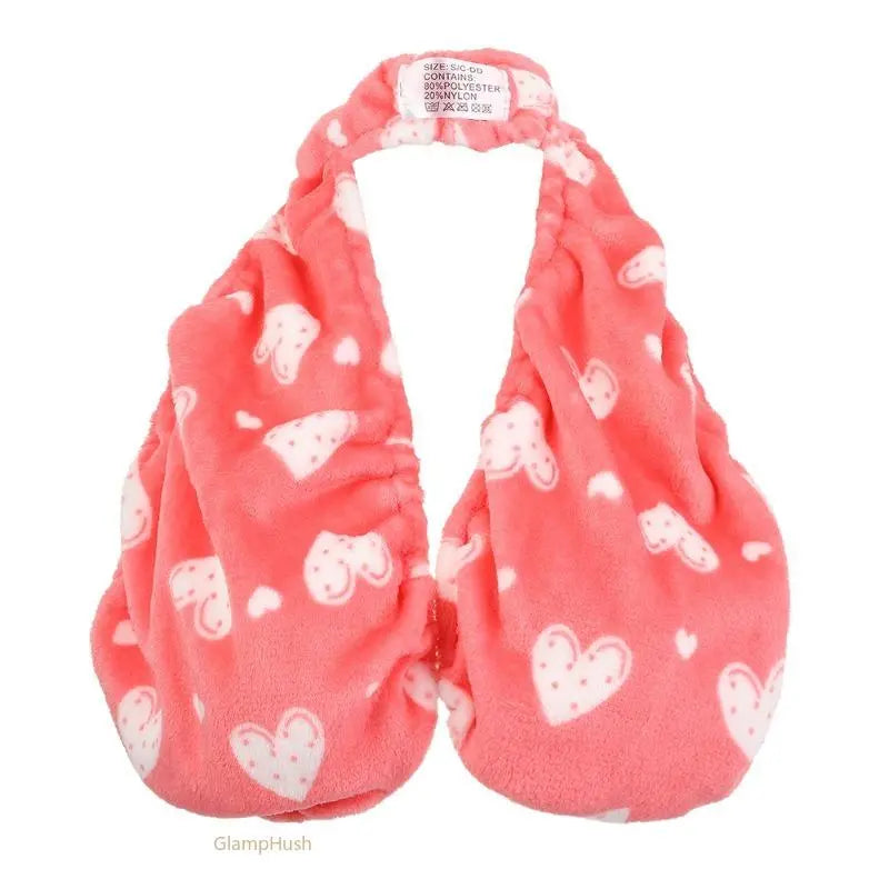 Women's Soft Fluffy Plush Bath Wrap - Halter Neck Towel Bra, Leopard Print, Lightweight, Cartoon, Color-Locked Printing, Breathable, Quick-Dry, Non-Irritating Daily Loungewear, Self Care Products, Gifts for Adulting Women