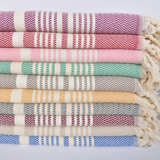 Custom Cotton Turkish Towel, Striped Beach Towel, Personalized Bath Towel, 40x71 Inch Peshtemal, Pool Towel, Travel Gift