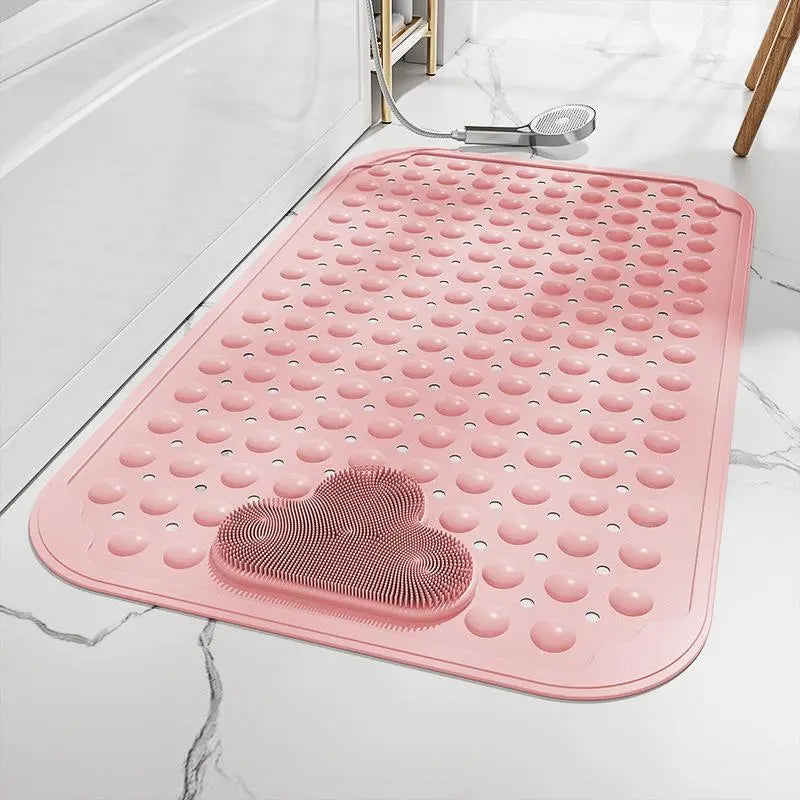 Non-Slip Soft Quick-Drying Bath Mat with Massage Bubble, 1 Count Bathroom Mat, Bath Mats for Bathroom, Nonslip Shower Mat, water absorbent bathmat, Fashionable Water Absorbent Decor Mat for Home and Hotel #GLOBAL PICKS