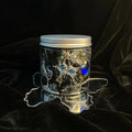 【Color-Themed】Jollyhit Light Goth Witch Mystery Jewelry Jar – 30 pcs Costume Jewelry Blue  Green Purple Rings, Necklaces, Earrings & Bracelets Set daily gift surprise gothic box