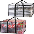 6 Pack Extra Large Moving Bags or Storage Bags Large Moving Heavy Duty Packing Bags with Zippers and Handles