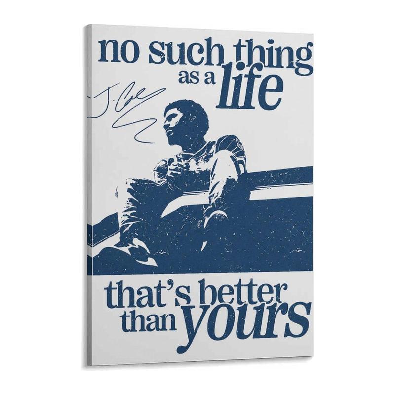 Love Yourz Poster, No Such Thing as a Life That's Better Than Yourz Poster, Rap Music Fan Gift, Music Wall Art, Hip Hop Decor, Bedroom Decor, Music Room Decor, Aesthetic Room Decor, Gift Idea