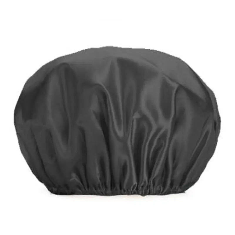 Women’s Double-Layer Waterproof Elastic Shower Cap, Reusable Eco-Friendly Bathroom Accessory, Lightweight Leak-Proof Hair Protection Head Cover, Multi-Purpose Accessory for Bathing, Facial Care, Accessories