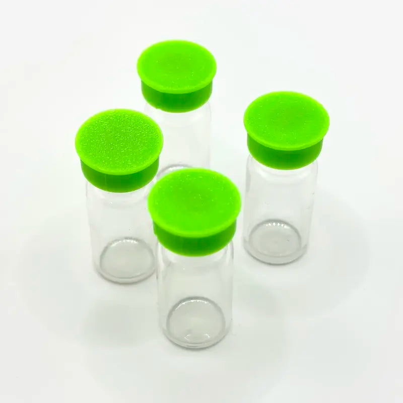 No Frills Vial Caps TPU Caps for 3mL 5mL 10mL 30mL for vial Protection and organization - non custom