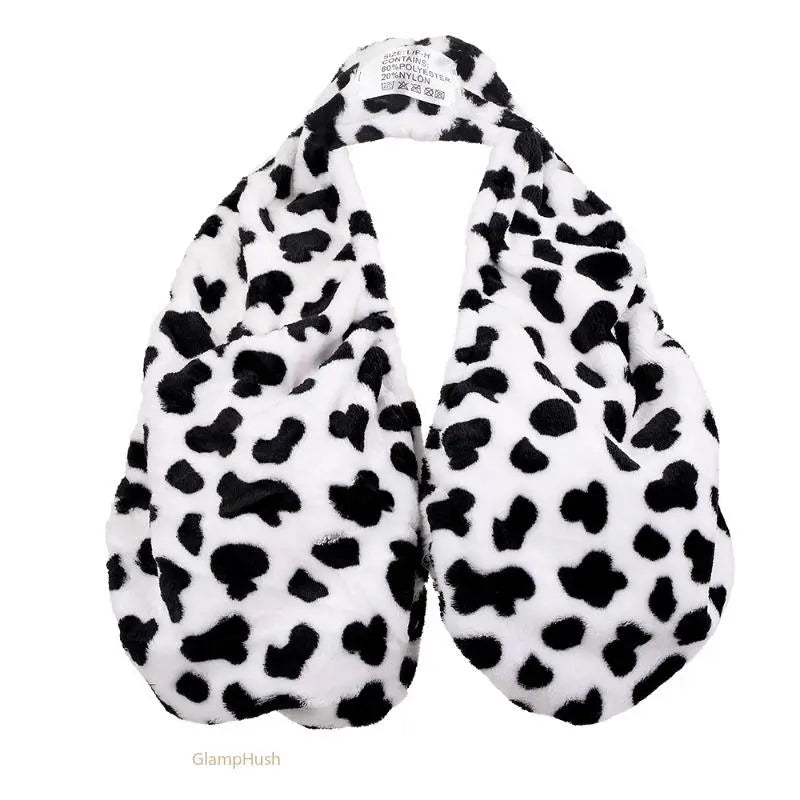 Women's Soft Fluffy Plush Bath Wrap - Halter Neck Towel Bra, Leopard Print, Lightweight, Cartoon, Color-Locked Printing, Breathable, Quick-Dry, Non-Irritating Daily Loungewear, Self Care Products, Gifts for Adulting Women