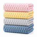 REDKISS 4-Pack 180g Microfiber Body Towels - Extra Large, Luxury Plush Waffle, Quick Drying Absorbent Multifunctional, Cold Wash Compatible for Bathroom, Spa