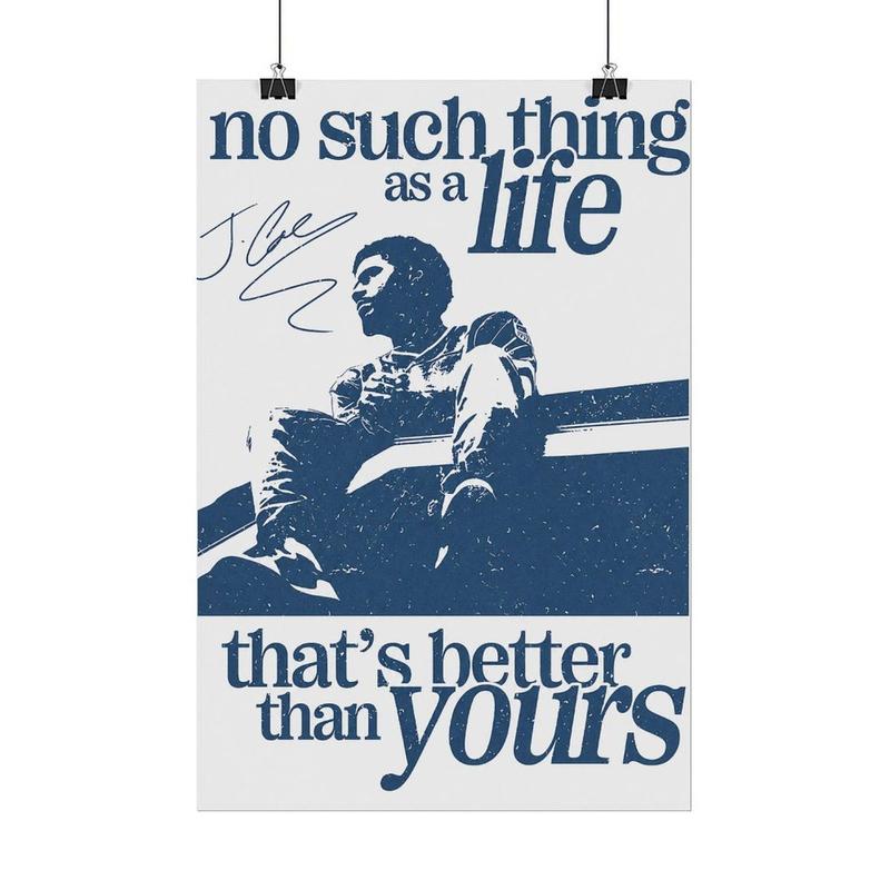 Love Yourz Poster, No Such Thing as a Life That's Better Than Yourz Poster, Rap Music Fan Gift, Music Wall Art, Hip Hop Decor, Bedroom Decor, Music Room Decor, Aesthetic Room Decor, Gift Idea