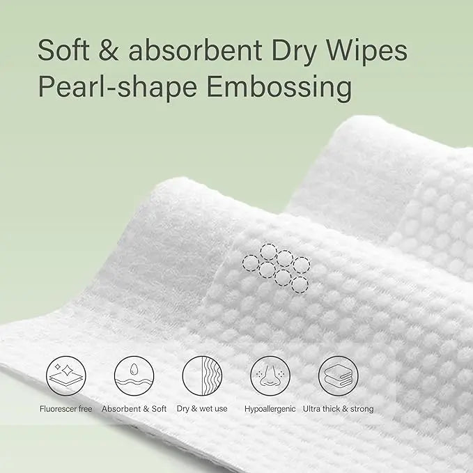 Unifree Compressed Towel Tablets - XL Soft, Eco-Friendly, Biodegradable Plant Fiber Disposable Face Towels - Individually Wrapped, Portable, Multi-Purpose for Travel, Camping, Hotel Stays,