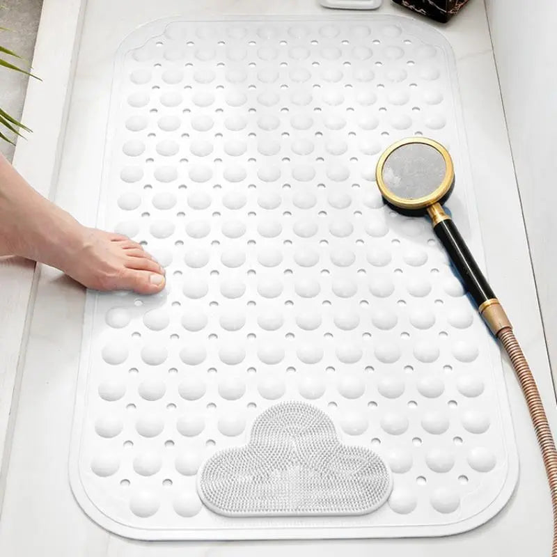 Non-Slip Soft Quick-Drying Bath Mat with Massage Bubble, 1 Count Bathroom Mat, Bath Mats for Bathroom, Nonslip Shower Mat, water absorbent bathmat, Fashionable Water Absorbent Decor Mat for Home and Hotel #GLOBAL PICKS