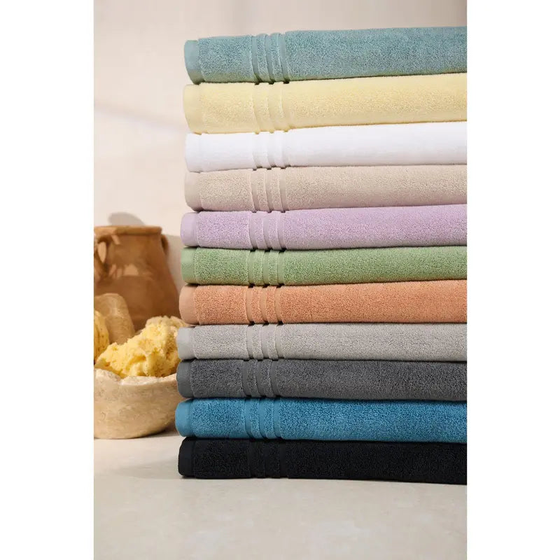 Home Reflections 100% Cotton Solid & Texture 12-pc Towel Set