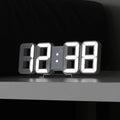 3D LED Digital Lighted Wall Clock with Night Light & Adjustable Brightness – 9-Inch Smart Desk Clock for Bedroom, Kitchen & Office (Time/Date/Temperature)