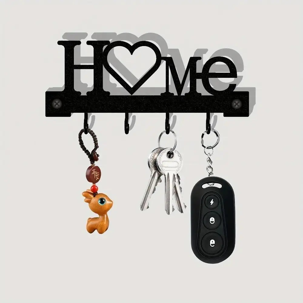Wall-Mounted Metal Key Hook, Decor Hooks, Stylish Design for Keys and Small Accessories, Ideal for Living Room and Entryway Home Organization