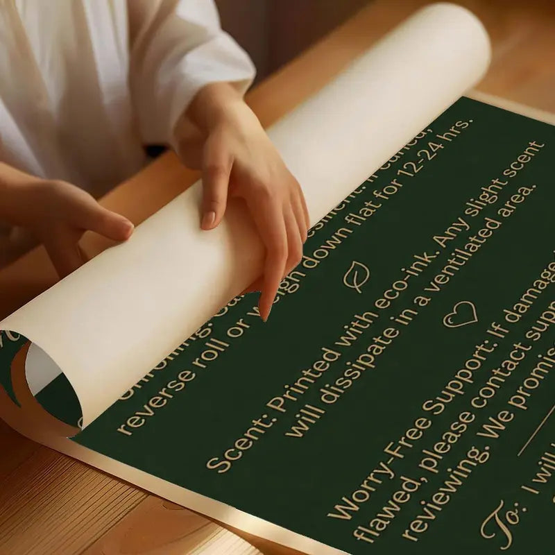 After-Sales Warranty Certificate for Canvas Wall Art & Home Poster Prints Home Decor Products Decoration