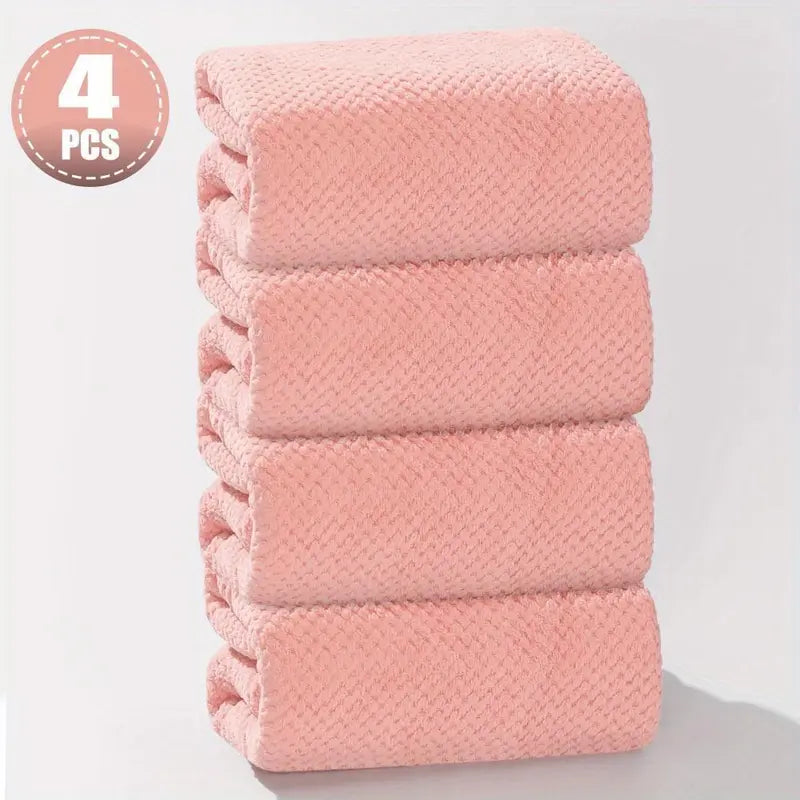 4 Pack Oversized Bath Towels Set - 35.43"x68.9" Extra Large Quick-Drying Microfiber - Ultra Soft Thin Bath Sheets for Spa, Gym, Travel & Home - Perfect Gift for Christmas,New Year,Valentine's Day, Family & Fitness Lovers