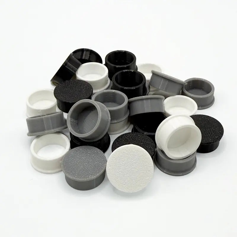 No Frills Vial Caps TPU Caps for 3mL 5mL 10mL 30mL for vial Protection and organization - non custom